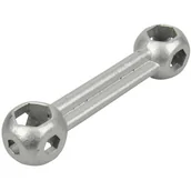 Narzędzia rowerowe - Fischer kości klucze, srebrny, One Size 85510 - miniaturka - grafika 1