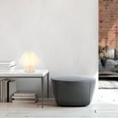 Lampy stojące - Briloner Lampa stołowa Origami z białego papieru, 27x26cm - miniaturka - grafika 1