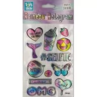 Zabawki kreatywne - Stnux Naklejki rainbow hologram - Selfie - miniaturka - grafika 1