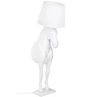 Lampy stojące - King Home Lampa podłogowa KOŃ HORSE STAND M biała - włókno szklane JB001L.WHITE [15772079] - miniaturka - grafika 1