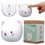 Lampy stojące - Reer Lampka nocna Led dotykowa timer drewniana - miniaturka - grafika 1