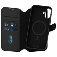 Etui i futerały do telefonów - Etui PANZERGLASS Care Feature Tango 2in1 Wallet MagSafe do Apple iPhone 16 Plus Czarny | Bezpłatny transport - miniaturka - grafika 1