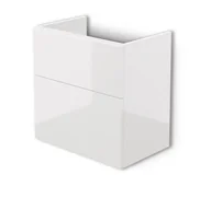 Szafki łazienkowe - Szafka łazienkowa pod umywalkę Deante Prizma 60 cm biały połysk STU_6U61 - miniaturka - grafika 1
