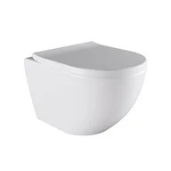 Miski WC - Biała miska wc wisząca Rimless Nero Tornado Hydrosan - miniaturka - grafika 1