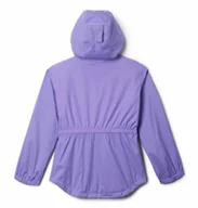 Kurtki i płaszcze dla dziewczynek - Kurtka wodoodporna dziewczęca Columbia RAINY TRAILS II fioletowa 2090112597 - miniaturka - grafika 1