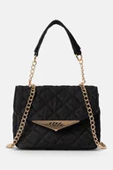 Torebki damskie - Mała torebka na ramię Nobo denim czarna - miniaturka - grafika 1