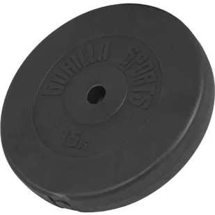 Gorilla Sports Zestaw obciążeń winylowych 4x7,5kg czarne (100144-00006-0112) - Pozostały sprzęt siłowy - miniaturka - grafika 1