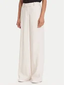 Spodnie damskie - Marc O'Polo Spodnie materiałowe 503 0066 10053 Beżowy Wide Fit - miniaturka - grafika 1