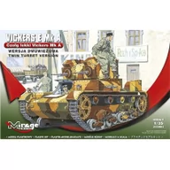 Modele do sklejania - Polski Czołg Dwuwieżowy Vickers E Mk A - miniaturka - grafika 1