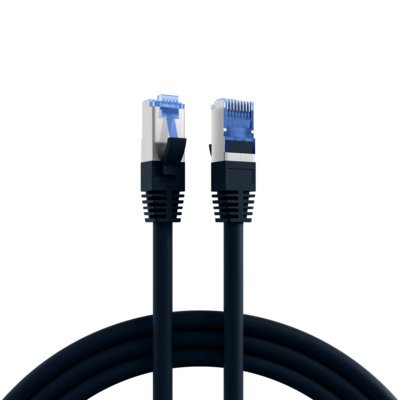 EFB EFB EFB RJ45 Patchkabel S/FTP,Cat.6A,Cat7 TPE superflex,10m,sw K5525FSW.10