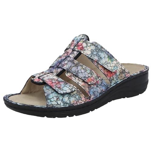 Berkemann Damskie kapcie Senta, Biały Multicolor, 37.5 EU