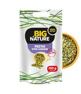 Ziarna i nasiona roślin strączkowych - Big Nature Pestki dyni łuskane 250 g - żywność - miniaturka - grafika 1