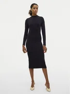 Sukienki - Vero Moda Sukienka codzienna Mary 10314441 Czarny Slim Fit - miniaturka - grafika 1