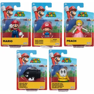 PACK 8 FIGURAS SUPER MARIO WAVE 38 SUPER MARIO BROS 6,5CM SURTIDO - Figurki dla dzieci - miniaturka - grafika 1