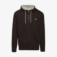 Bluzy męskie - TIMBERLAND BLUZA Z KAPTUREM TFO CHEST LOGO FULLZIP LOOPBACK - Timberland - miniaturka - grafika 1