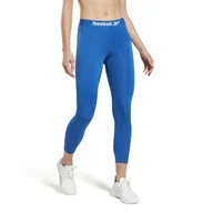 Legginsy - Damskie Legginsy REEBOK WOR COMMERCIAL TIGHT HT6056 – Niebieski - miniaturka - grafika 1