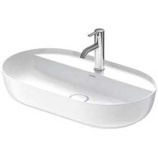 Duravit Luv umywalka 70x40 cm nablatowa owalna CeramicPlus biała 03807026001 - Umywalki Duravit Luv umywalka 70x40 cm nablatowa owalna CeramicPlus biała 03807026001 - Umywalki - miniaturka - grafika 1