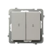 Wyłączniki światła i elektryczne - Wyłącznik żaluzjowy SONATA - kaszmir - miniaturka - grafika 1