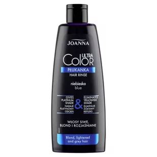 Joanna Ultra Color Płukanka niebieska 150 ml - Farby do włosów i szampony koloryzujące - miniaturka - grafika 1