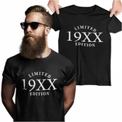 Gadżety dla niej i dla niego - Koszulka na urodziny z dowolną datą z napisem *data* Limited Edition - miniaturka - grafika 1