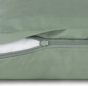 Poszewki na poduszki - Poszewki Na Poduszki Z Mikrofibry Na Zamek 40X40Cm 2Szt Brązowy - miniaturka - grafika 1