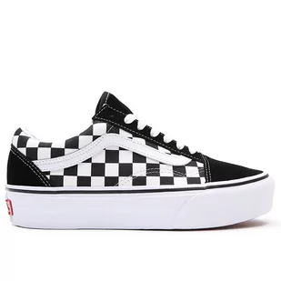 Buty Vans Checkerboard Old Skool Platform VN0A3B3UHRK1 - czarne - Trampki damskie - miniaturka - grafika 1