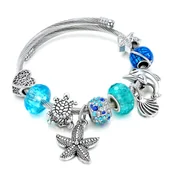 Bransoletki - Bransoletka modułowa Charms Beads Morska Delfin - miniaturka - grafika 1