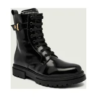 Buty dla dziewczynek - Tommy Hilfiger Botki z dodatkiem skóry - miniaturka - grafika 1