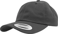 Czapki damskie - Flexfit Yupoong Low Profile Cotton Twill Unisex Dad Hat Cap dla kobiet i mężczyzn, 6-panelowa czapka bejsbolówka niestructured z mosiężnym zapięciem szary ciemnoszary Rozmiar uniwersalny 6245CM - miniaturka - grafika 1