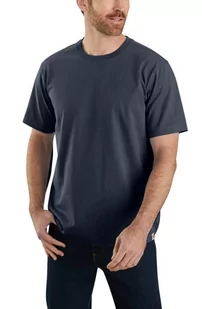 Koszulka męska T-shirt Carhartt Workwear Solid Non-pocket 412 granatowy - Koszulki sportowe męskie - miniaturka - grafika 1