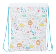 Plecaki - Safta PREESCOLAR ZOO Plecak z płaskim workiem, plecak dla dzieci w różnym wieku, wygodny i wszechstronny, jakość i wytrzymałość, 26 x 34 cm, beż, M, Casual - miniaturka - grafika 1