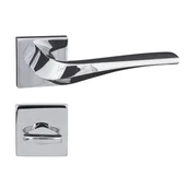 Klamki - DOMINO Klamka ADEL-QR slim M6 chrom WC - miniaturka - grafika 1