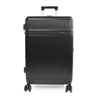 Walizki - Walizka podróżna średnia twarda Solier Nokiro 24' M - czarny - miniaturka - grafika 1