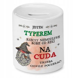 Skarbonka 330 ml Dla Bartka Syna Dziecka Prezent z Nadrukiem ze Zdjęciem + Opakowanie na prezent (wzór 01) - Skarbonki - miniaturka - grafika 1