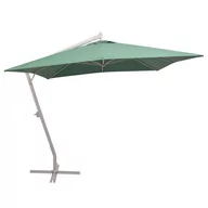 Parasole ogrodowe - vidaXL Parasol ogrodowy, wiszący, 300 x cm, aluminiowy, zielony - miniaturka - grafika 1