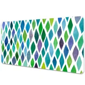 Podkładki na biurko - Mata z nadrukiem na biurko Kolorowe wzory 90x45 cm - miniaturka - grafika 1