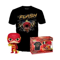 Figurki dla dzieci - Dc Comics - Booble Head Pop N° 1097 - The Flash + Tee (M) - miniaturka - grafika 1