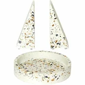 Podpórki do książek - Zestaw Terrazzo 2 podpórki do książek + miseczka na drobiazgi - miniaturka - grafika 1