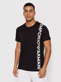 Koszulki męskie - Emporio Armani T-Shirt 211831 2R479 00020 Czarny Regular Fit - grafika 1