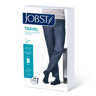 JOBST TRAVEL podkolanówki uciskowe CCL1 czarne, rozmiar 5 ZP - Bielizna lecznicza - miniaturka - grafika 1