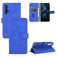 Portfele - Kompatybilny z etui Huawei Nova 5T Premium PU Leather Flip Folio z miejscem na kartę Wbudowana magnetyczna osłona portfela Niebieski - miniaturka - grafika 1