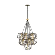 Lampy sufitowe - Astrid lampa wisząca odcienie brązu HK-ASTRID-11P Hinkley - miniaturka - grafika 1