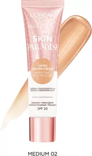 Loreal Paris Paris Wake Up & Glow Skin Paradise tonujący krem nawilżający odcień Medium 02 30 ml - Kremy do twarzy - miniaturka - grafika 2