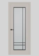 Drzwi wewnętrzne - Dre Drzwi Wewnętrzne Bezprzylgowe Z Szybą Soho 2 Kaszmir Mat - miniaturka - grafika 1