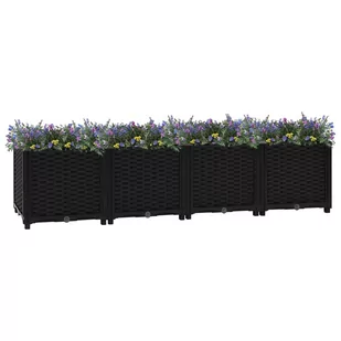 vidaXL Donica do podniesionej rabaty, 160x40x38 cm, polipropylen - Donice - miniaturka - grafika 1