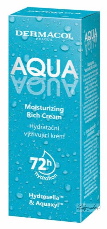 Dermacol - Aqua Moisturizing Rich Cream - Odżywczy krem nawilżający do twarzy - 50 ml