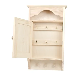 Szafka na KLUCZE retro decoupage PL 9 haczyków - Szafki na klucze - miniaturka - grafika 1