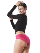 Majtki damskie - FIGI JULIMEX CHEEKIE PANTY H (kolor amarant, rozmiar S) - miniaturka - grafika 1