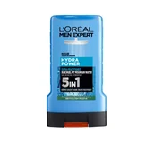 Żele pod prysznic dla mężczyzn - Loreal Men Expert Hydra Power żel pod prysznic 5w1 250ml - miniaturka - grafika 1