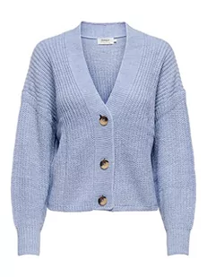 Only Kobiety Onlcarolspring L/S Kardigan Knt Kardigan, Blue Heron, XL - Swetry damskie - miniaturka - grafika 1